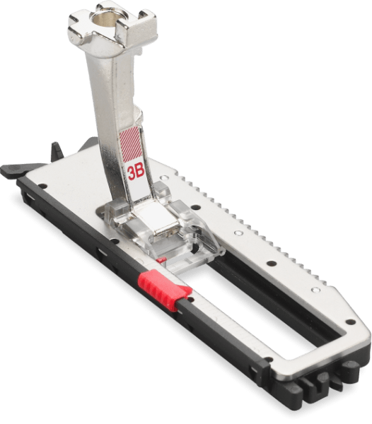 Pätka pre gombíkové dierky s posuvným merítkom č. 3B - Bernina