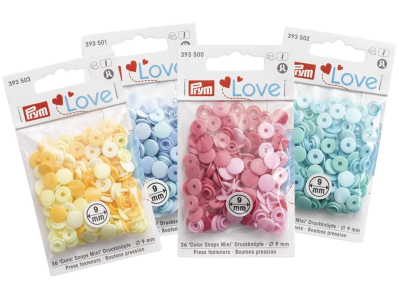 Patentky "Color snaps" MINI 9mm - PRYM LOVE