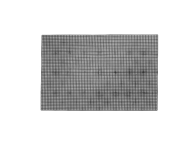 Plastová kanava - mriežka tapiko (20,2x30,4cm)