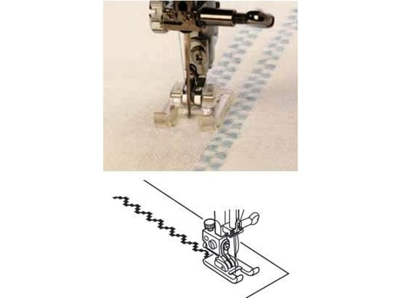 Pätka s otvorenou špičkou - Janome rot. chápač