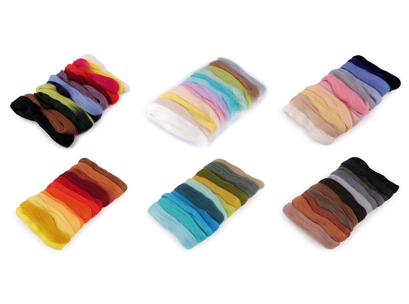 Ovčie rúno česané (50g)