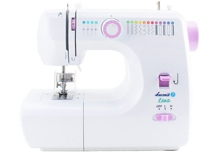 Šijací stroj Lucznik Lena vr. chrániče prstov