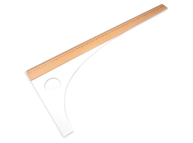 Krajčírske pravítko drevené 60cm