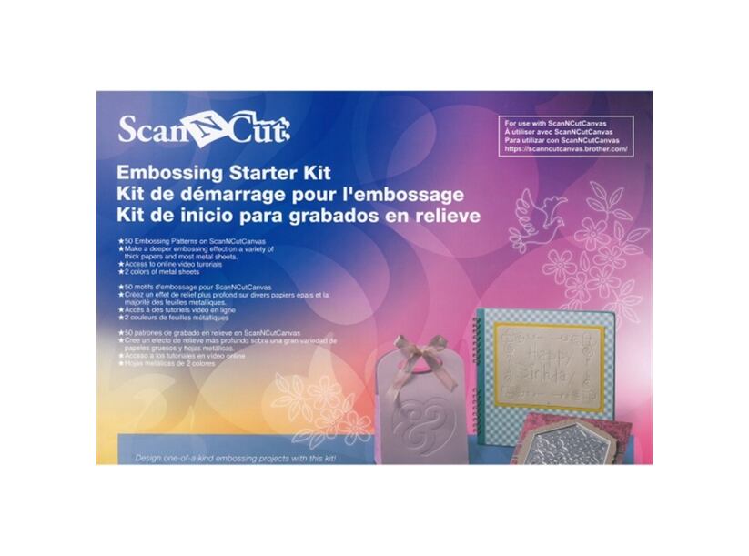 Embossing sada pre rezací ploter Brother