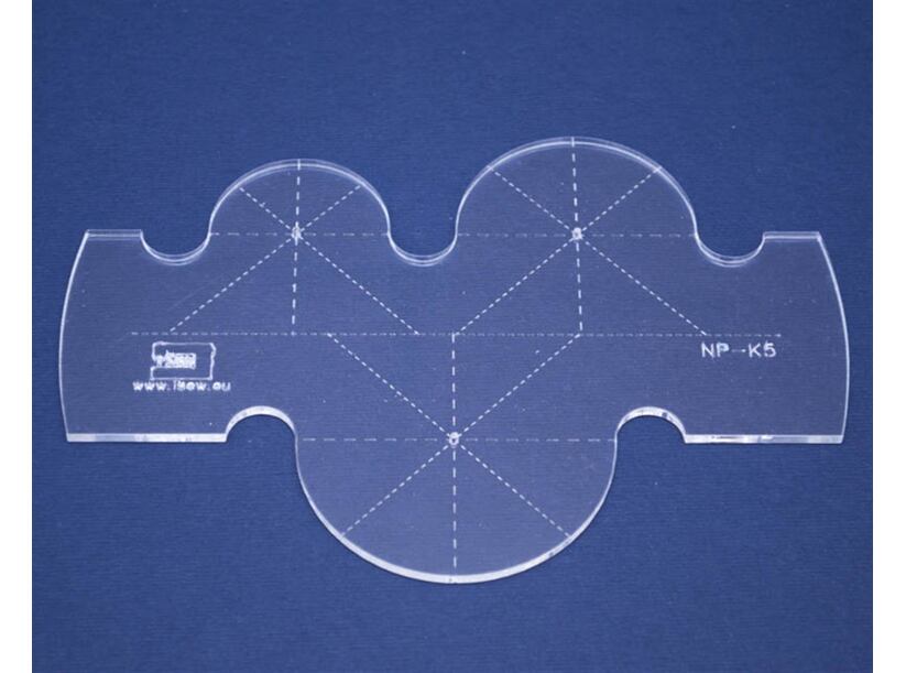 Quiltovacie pravítko kruhy NP-K5