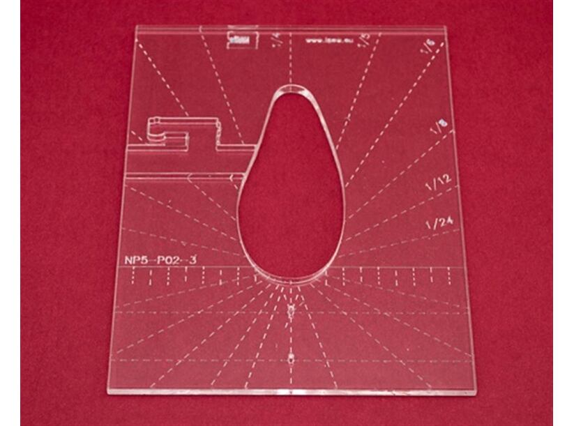 Quiltovacie pravítko pero NP5-P02-3 - 3 palcové