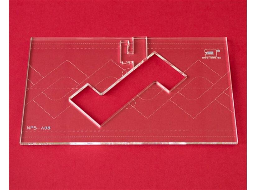 Quiltovacie pravítko bordúra uzly NP5-A08