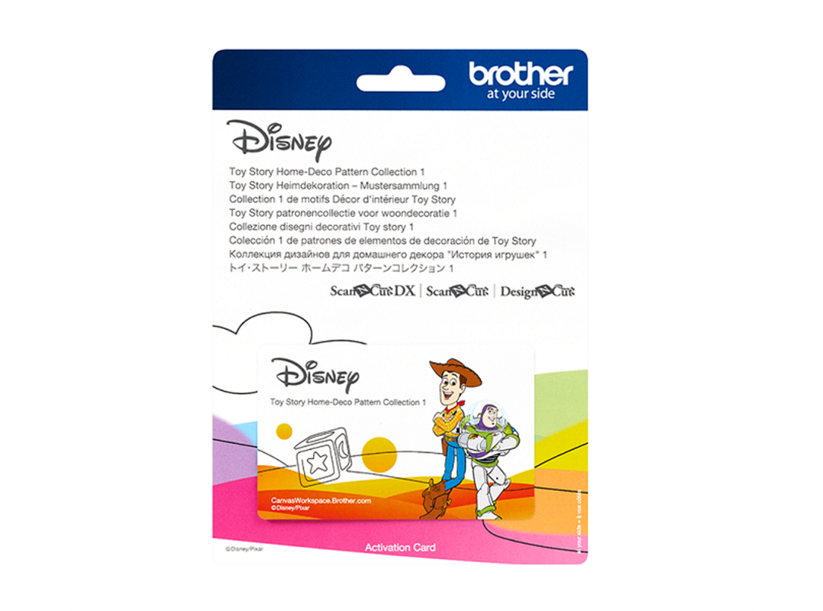 Karta so vzormi DISNEY - Toy Story - rezací ploter Brother