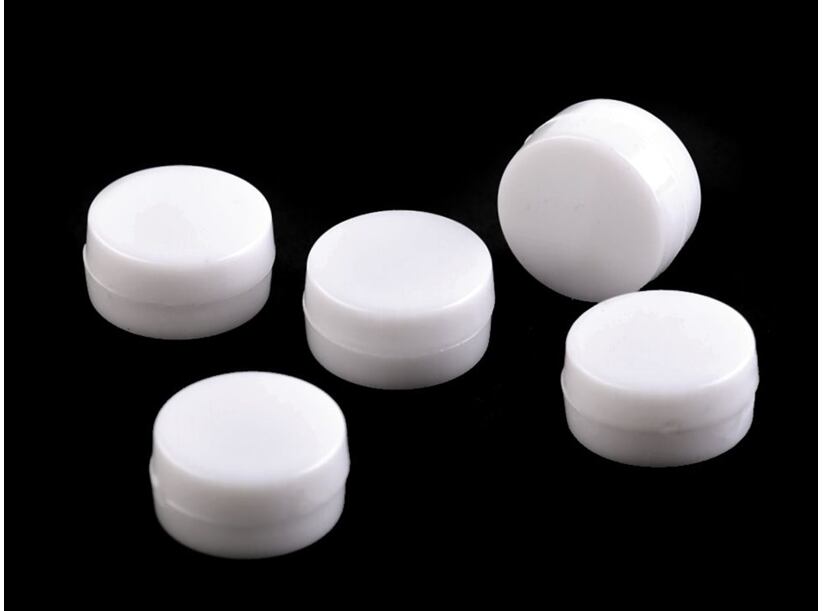 Hrkálka ploché 18mm, biela