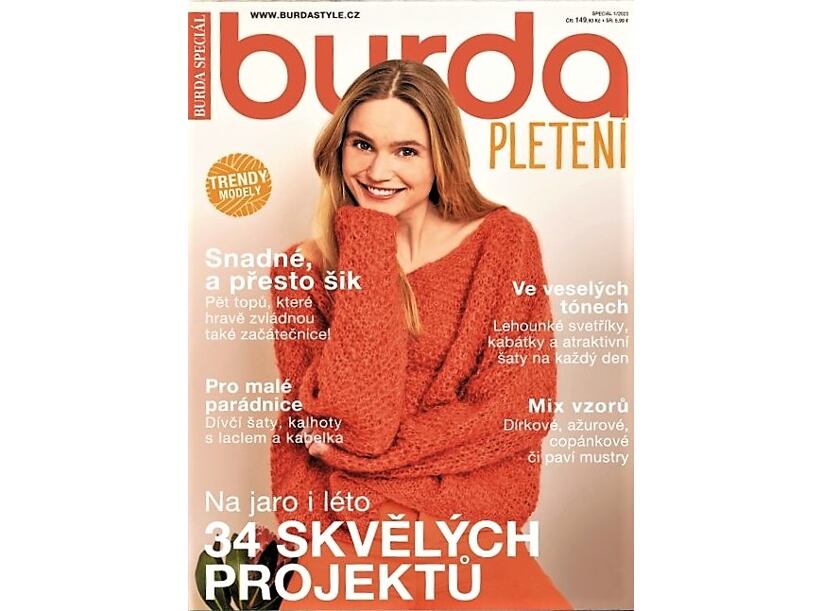 Burda Speciál 1/2023 - pletení