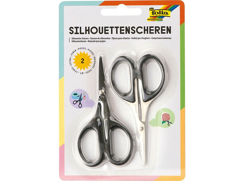 Vystrihovacie nožnice (10,5cm) 2ks