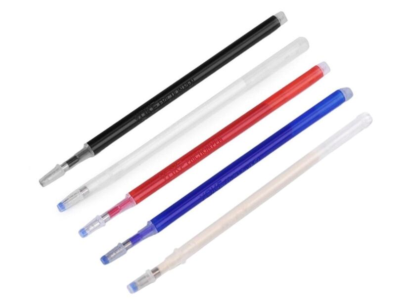 Miznúca prepisovacia ceruzka na textil