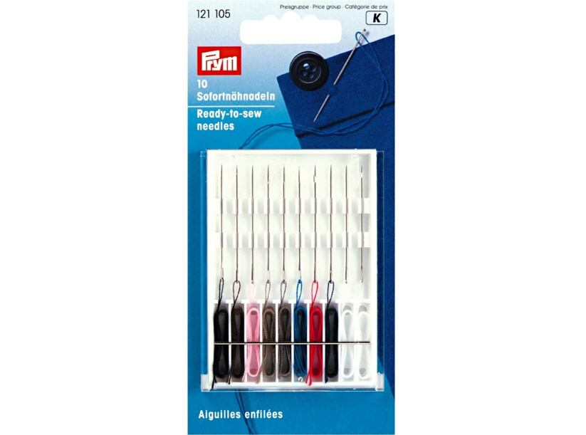 Cestovné šitíčko - ihly pripravené na šitie (10ks)