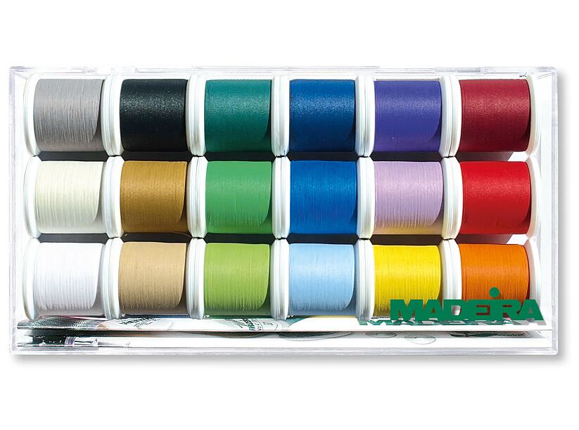Vyšívacie nite PES Madeira Frosted Matt box (18x200m)