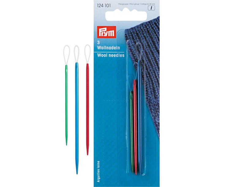 Pomocné ihly na vlnu s očkom (3ks) - PRYM