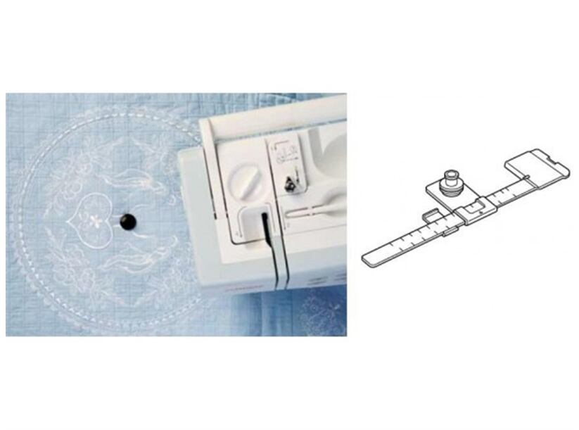 Šijací kružítko - Janome rot. chápač