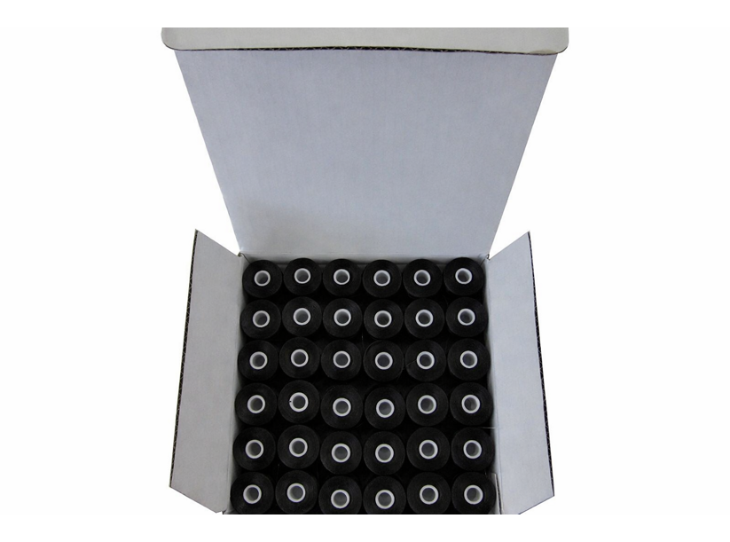 Spodní předvinuté cívky (144 ks) Brother VR, PR - černé