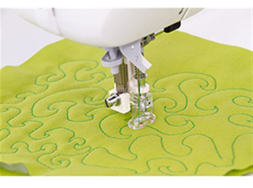 Pätka na voľné quiltovanie priehľadná - Juki rad F, G, DX, NX 7