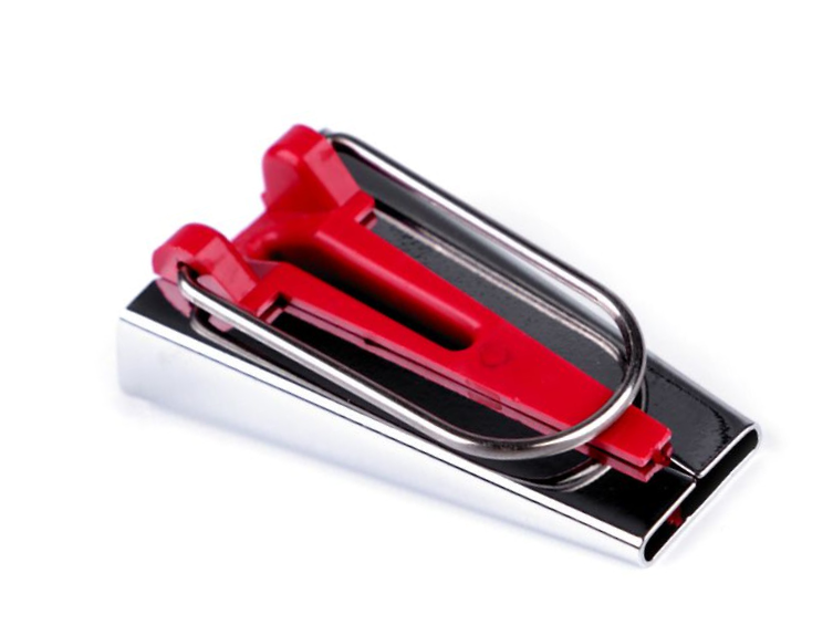Zakladač šikmých prúžkov 18mm - červený