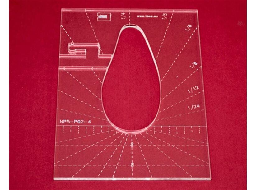 Quiltovacie pravítko pero NP5-P02-4 - 4 palcové