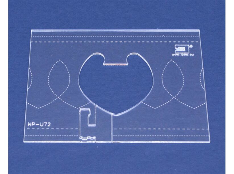 Quiltovacie pravítko bordúra slučky NP-U72
