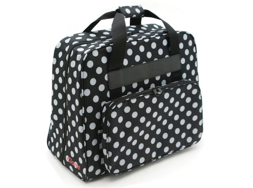 Taška na šijací stroj - čiernobiela