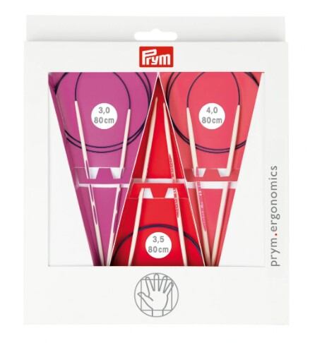 Sada kruhových pletacích ihlíc ERGO - PRYM (3ks)