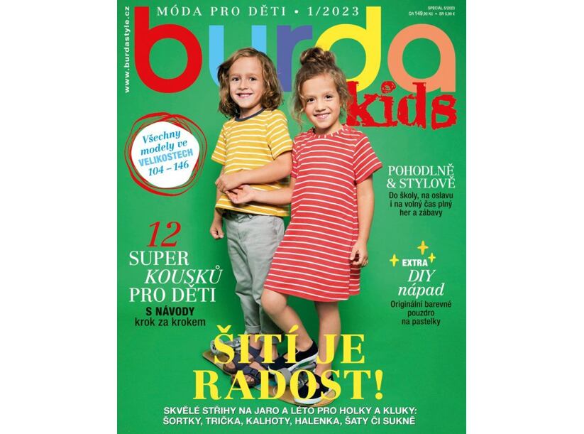Burda Kids speciál 01/2023 - móda pro děti
