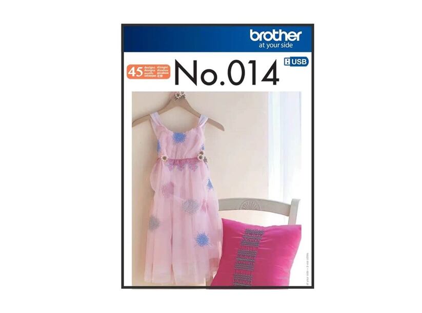 Vyšívacie vzory Brother č. 14 USB - Krížková výšivka