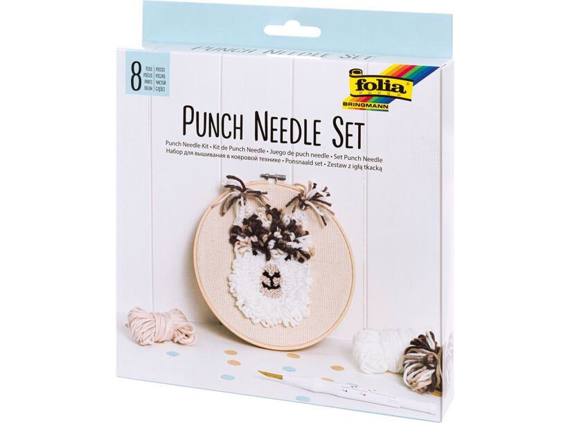 Súprava na vyšívanie dutou ihlou – lama alpaka