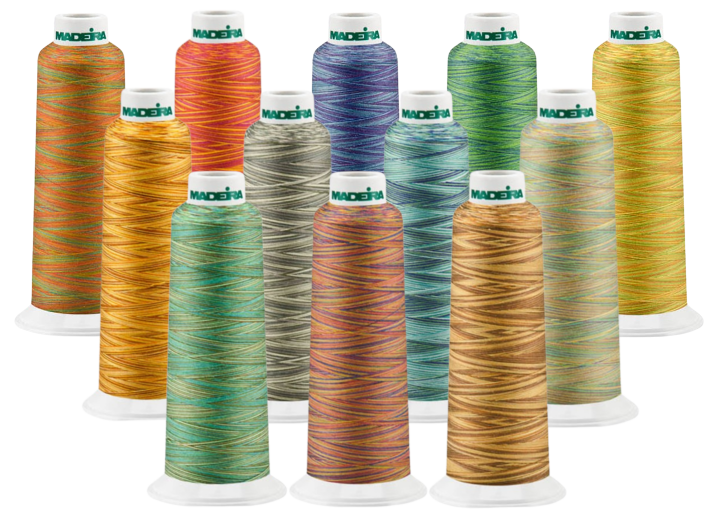 Quiltovacia nite PES Madeira AeroQuilt 40 (2750m) - melírované