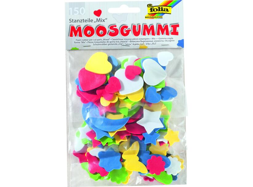Výseky z penovky moosgummi (150ks)