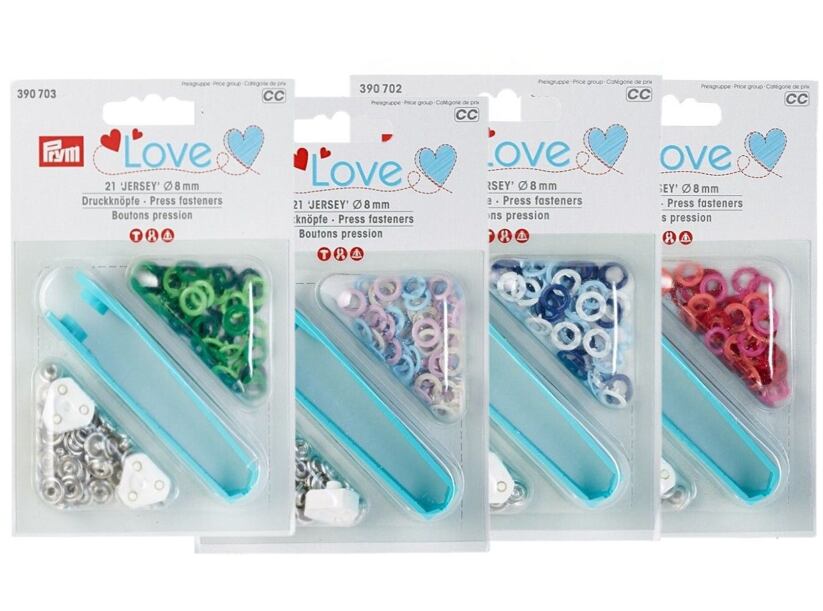 Gombík stláčací JERSEY 8 mm - PRYM LOVE