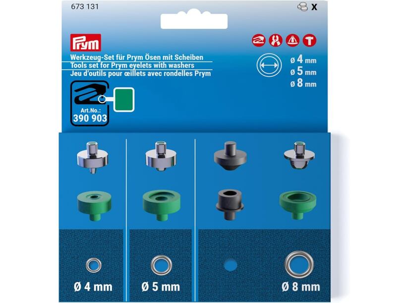 Prípravok na nitovanie priechodiek 4,5,8 mm pre Vario Creative Tool - PRYM