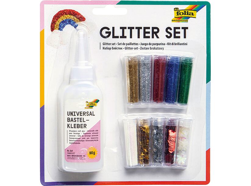 Glitter set - trblietky a lepidlo