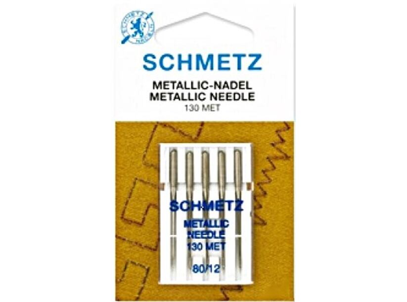 Ihly Schmetz 130 MET VCS embroidery (5x80) - vyšívacie ihly metal