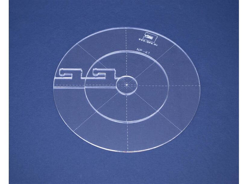 Quiltovacie pravítko kruh vel.1 NP-K1 3ks