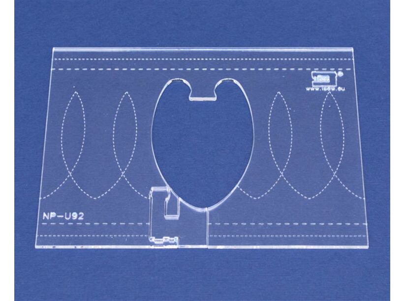 Quiltovacie pravítko bordúra slučky NP-U92