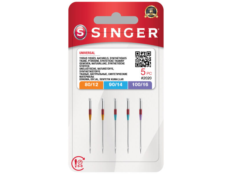 Ihly Singer 2020 - pre šijacie stroje - univerzal (2x80, 2x90, 1x100)