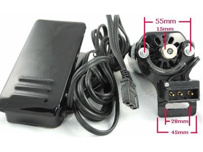 Motorček pre domáce šijacie stroje - sada