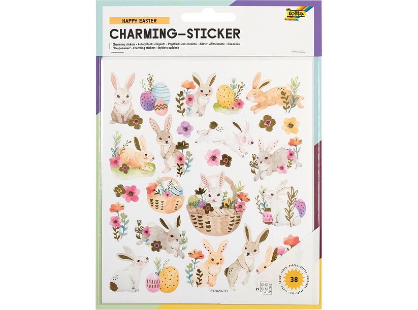 Veľkonočné samolepky - 38ks
