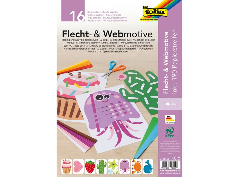 Sada ke tvoření - proplétání papíru