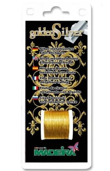 Zlatá niť GoldenSilver (100m) - Madeira