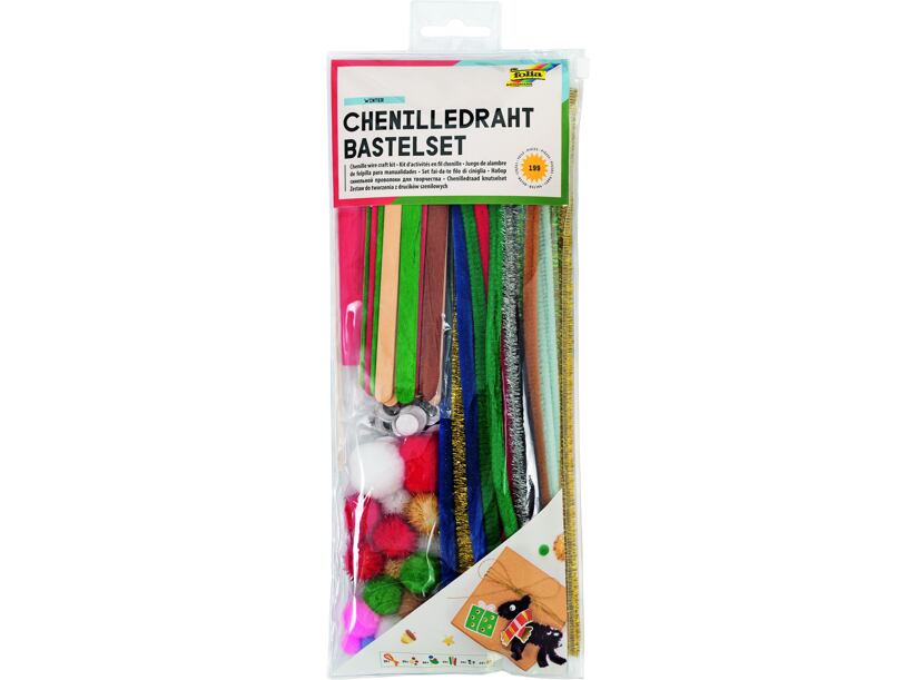 Kreatívna sada ženilkové drôtiky - zima (199ks)