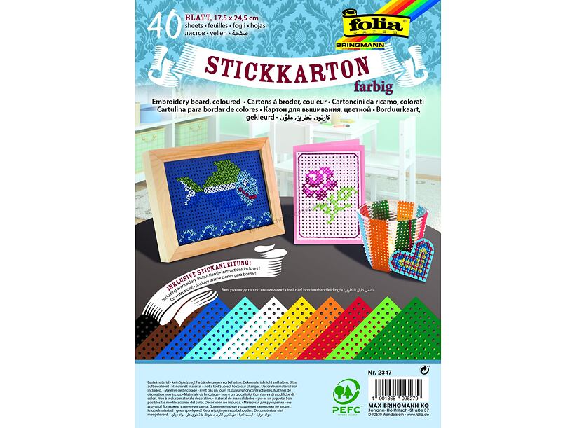 Sada na tvorenie - prešívanie papiera (40 listov)