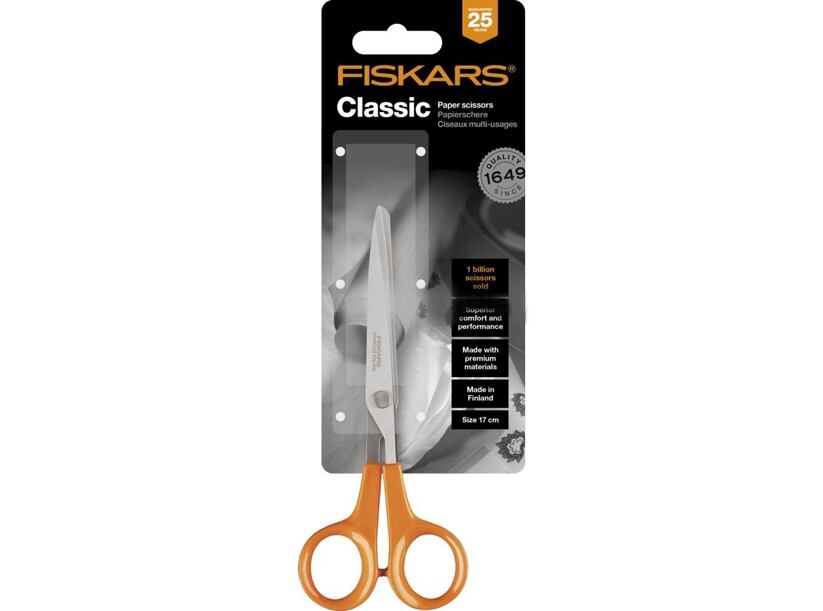 Kancelárske nožnice Classic (17cm) FISKARS