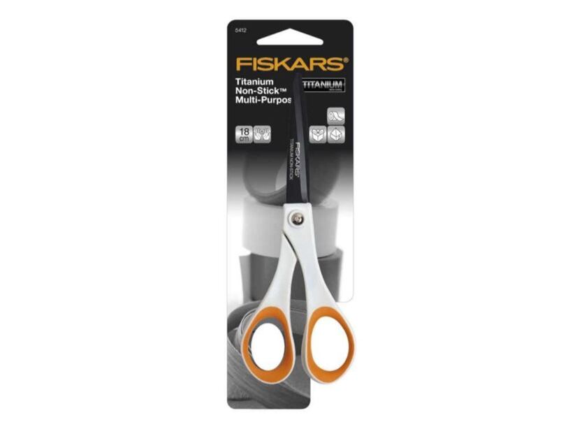 Nožnice na lepivé materiály Titanium Non-Stick (18cm) FISKARS