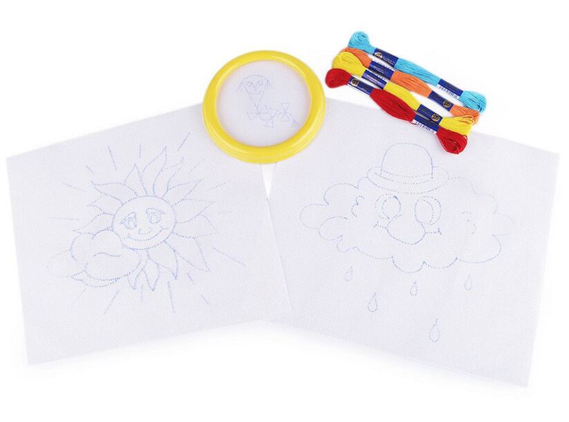 Dětské vyšívání (ø 12cm)