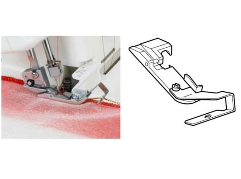 Pätka lemovacia kordovacia - Janome overlocky