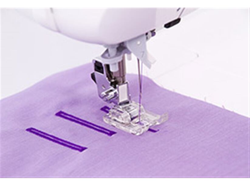 Pätka pre manuálne šitie gombíkových dierok - Juki rad 350 a H